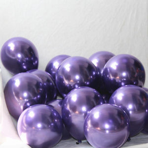 Double-Layer Pearlescent Purple Balloons Thickened Children's Birthday Party Decoration