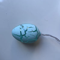 Guirlande lumineuse LED œuf de Pâques craquelé
