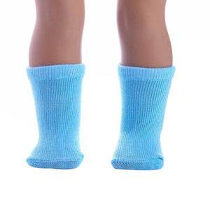 Doll Solid Color Socks