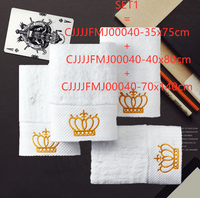 Royal Crown Embroidered Towels
