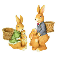 Easter Bunny Decorative Planters