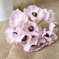 Bouquets de fleurs de pavot artificiel