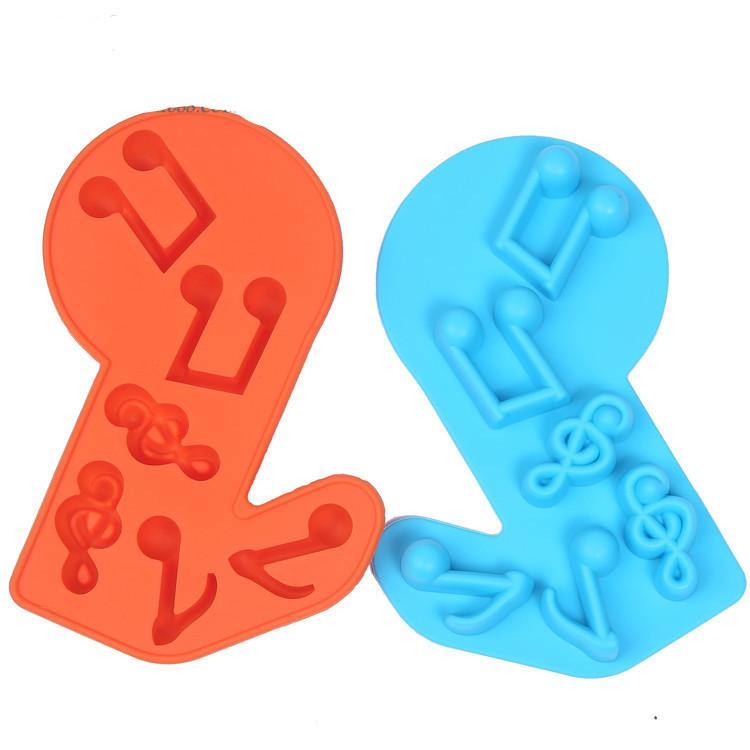 Creative Ice Mold Silicone Cake Mold Silicone Products Musical Note Ice Cube Mold