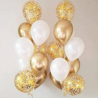 Mezcla de látex con globos de película de aluminio Globos de decoración de fiesta de cumpleaños