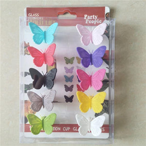 Butterfly Wine Glass Markers
