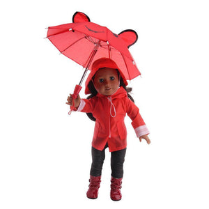 Tenue de poupée pour les jours de pluie
