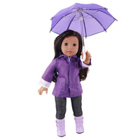 Traje de muñeca de día lluvioso
