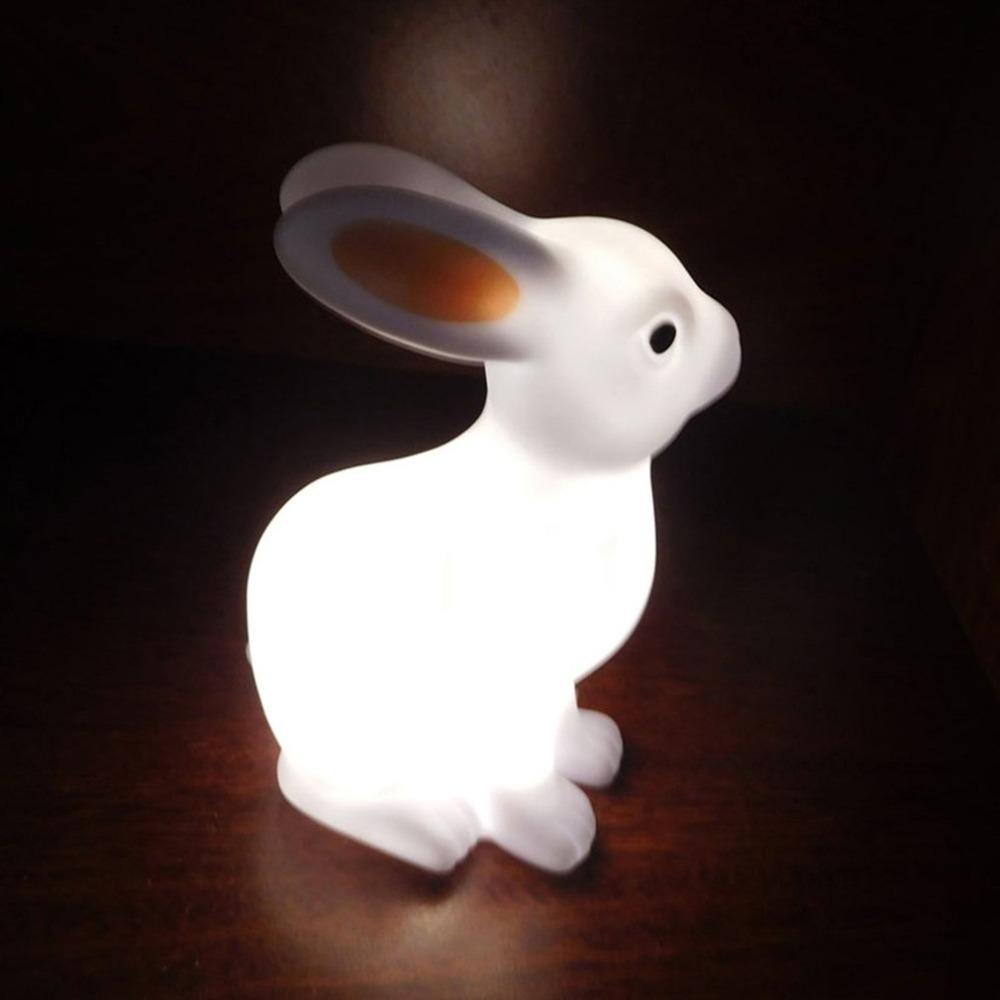 Lámpara de luz nocturna LED de conejo