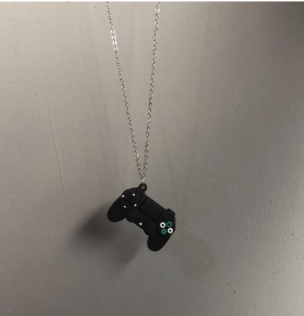 Video Game Controller Pendant Chain Necklace