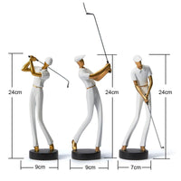 Figurines décoratives de golf