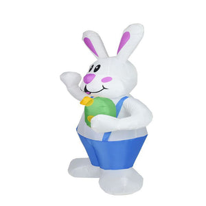 Easter Inflatable Bunny With LED Lights