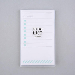 Frosted Notebook To Do List