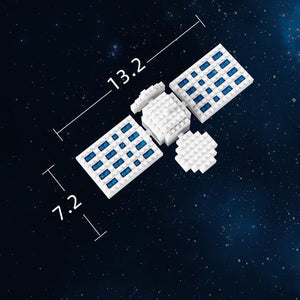 Conjuntos creativos de bloques de construcción de mini astronauta Diy