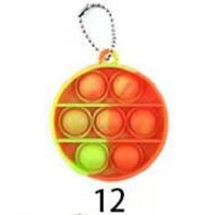 Silicone Bubble Pop Keychains
