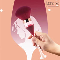 Wine Glass Makeup Brushes
