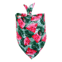 Pañuelos para mascotas con estampado de flamencos tropicales

