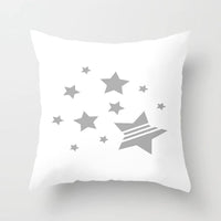 Stars & Moon Nursery Throw Pillow Covers
