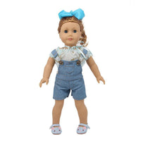 Doll Denim Jacket & Overalls Outfits