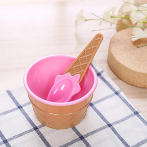 Ice Cream Bowl & Spoon Set