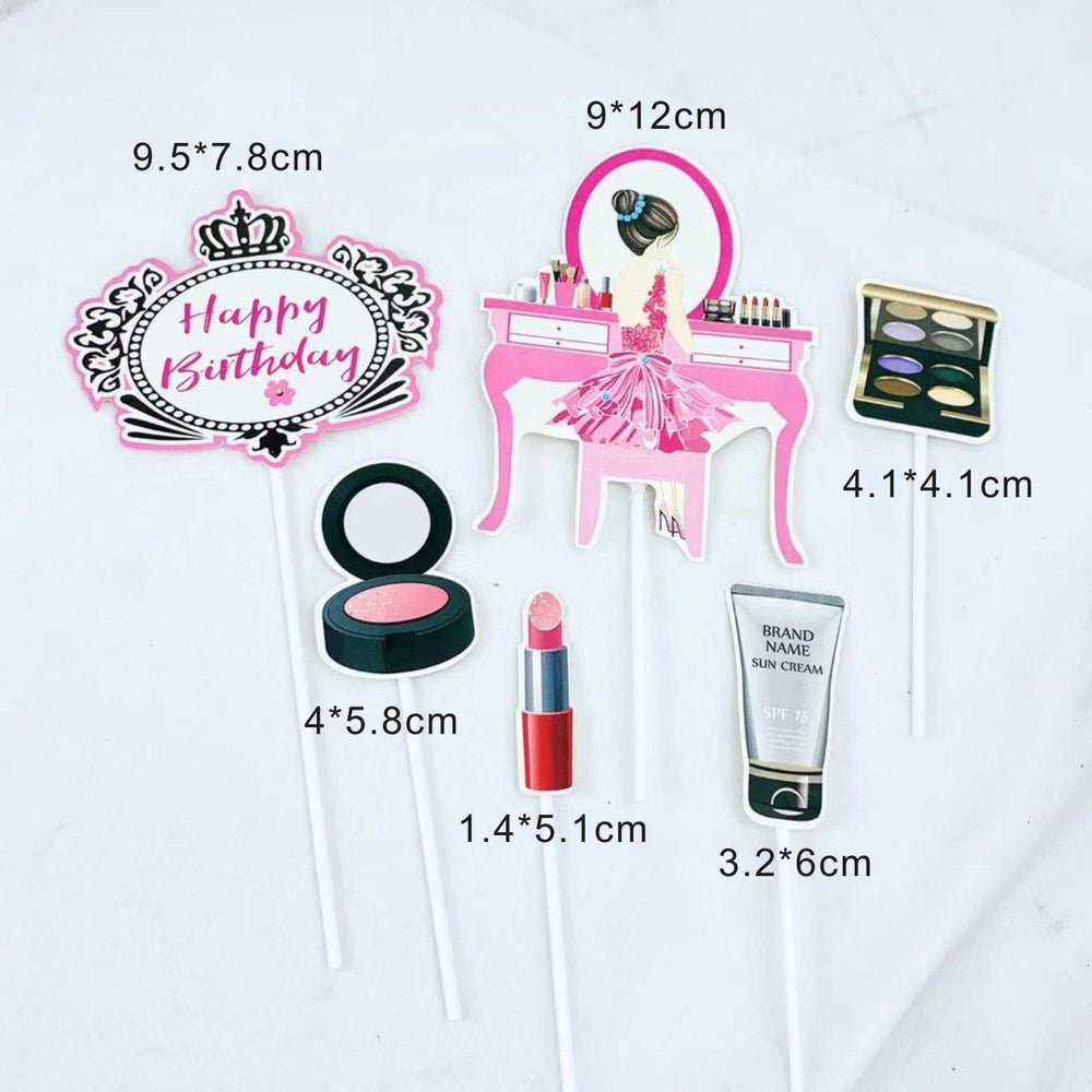 Birthday Beauty Princess Cake Toppers