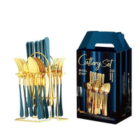 Stainless Steel Cutlery with Rack Gift Box (24 Pcs)
