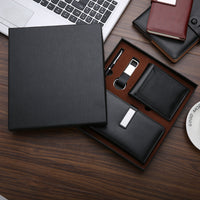 Business Notebook Set Customized  Notepad Keychain Wallet Set Gift Notepad Customized
