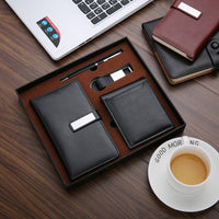 Business Notebook Set Customized  Notepad Keychain Wallet Set Gift Notepad Customized
