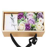 Caja de regalo con rosas y flores de jabón Ideas de regalos para el día de la madre Regalo 520 para el día de San Valentín
