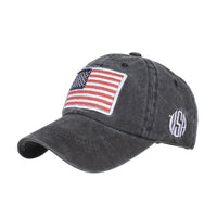 USA American Flag Embroidered Baseball Hat
