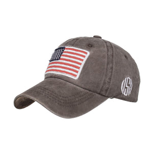 USA American Flag Embroidered Baseball Hat