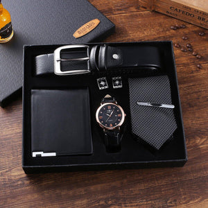 Set de regalo con reloj de pulsera de cuarzo (para hombre)