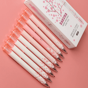 Bolígrafos de gel retráctiles japoneses Sakura Cherry Blossom