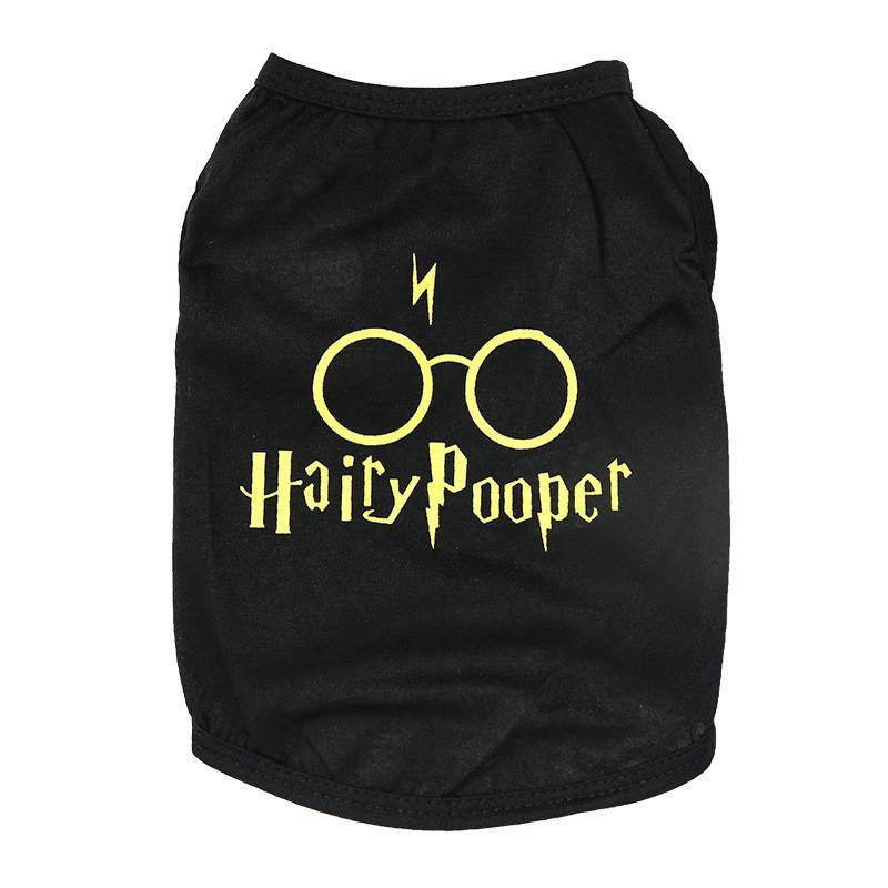 Pooper poilu Harry Potter parodie chemise pour animaux de compagnie