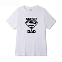 Super Dad Harajuku Fashion Multicolor Short Sleeve Top
