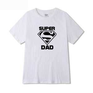 Super Dad Harajuku Fashion Multicolor Short Sleeve Top