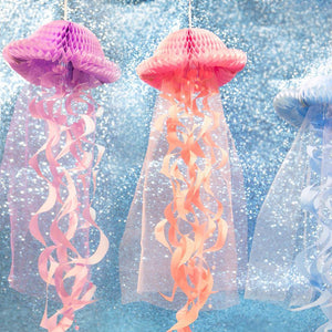 Decoración temática del océano de medusas