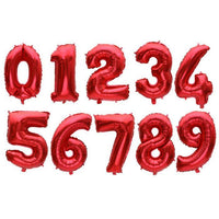 Big Foil Birthday Number Balloons
