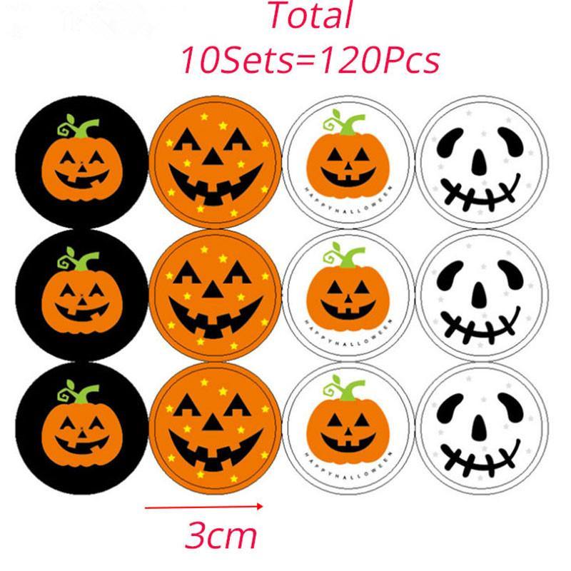 Halloween Party Stickers (120 Pcs)