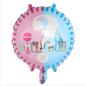 Ballons en aluminium pour premier anniversaire de fête prénatale (10 pièces)