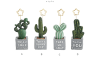 Porta mensajes de cactus

