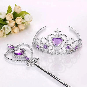 Crown & Magic Wand Dress-Up Accessories
