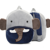 Plush Cartoon Animal Backpack (Toddler)