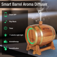 Oak Barrel Designed Bluetooth Smart Diffuser
