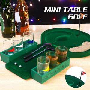 Jeu de golf sur table avec bar