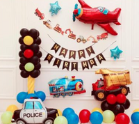 Transportation Birthday Balloons

