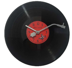Retro Vinyl Record Player Wall Clock