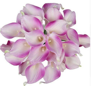 Artificial Tulips & Calla Lilies (31 Pcs)