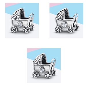 Baby Carriage Bead Charm