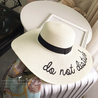 Do Not Disturb Embroidered Sun Hats
