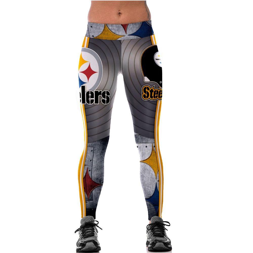 Steelers Print Leggings